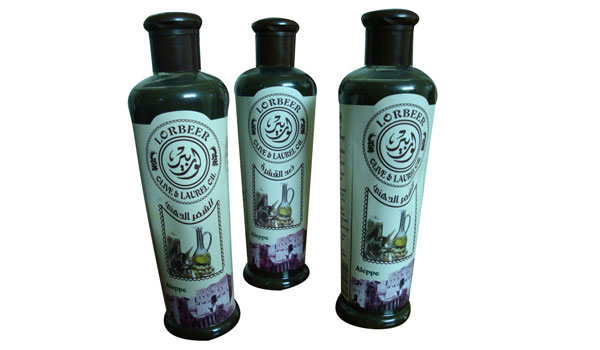  5 - Savon d'Alep Liquide (shampoing) de laurier biologique : Lorbeer Shampooing Anti-pelliculaire 300ml (507)