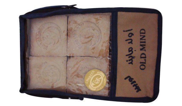 1 -Tradicionais de louro Aleppo Soap: Ouro mente Velho (157)