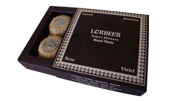 2 -  Savon de laurier d'Alep parfumé: Lorbeer Flowers Box ( 236 )