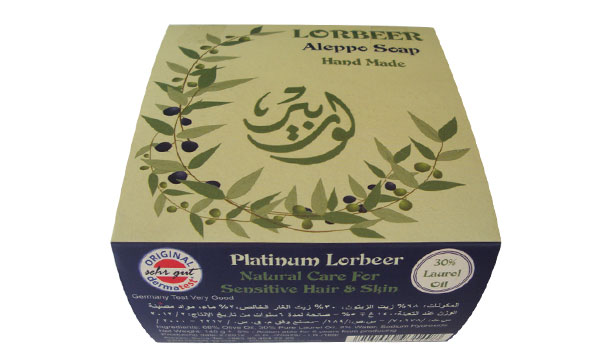 1 -Tradicionais de louro Aleppo Soap: Platinum Lorbeer sabão de Aleppo (113)