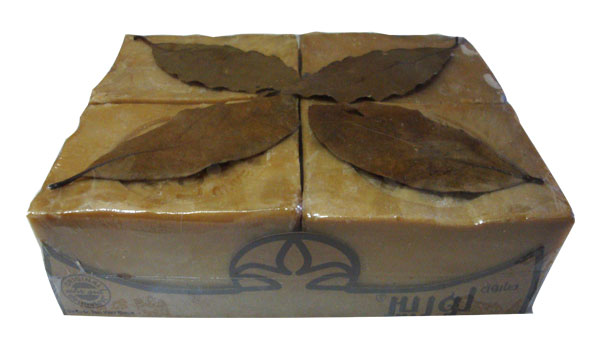 1- Traditional Aleppo Laurel Soap: Good Old mind 4 pieces (156)