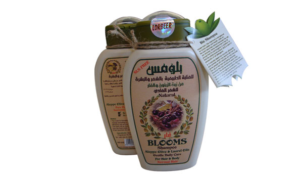  5-(Bio /Herbal Shampoo) Aleppo Liquid Laurel Soap :  Blooms Shampoo Normal Hair 400 ml (512)