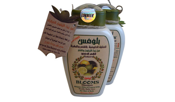 5 - (Bio / Shampoo Herbal) Aleppo líquido Laurel Soap: Blooms Shampoo Cabelo oleoso 400ml (514)