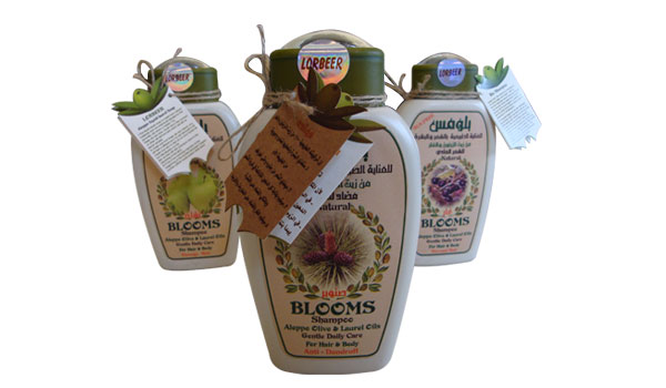 5 - (Bio / Herbal Shampoo) Aleppo Liquid Laurel Soap: Blooms Shampoo Anti-Roos 400ml (516)