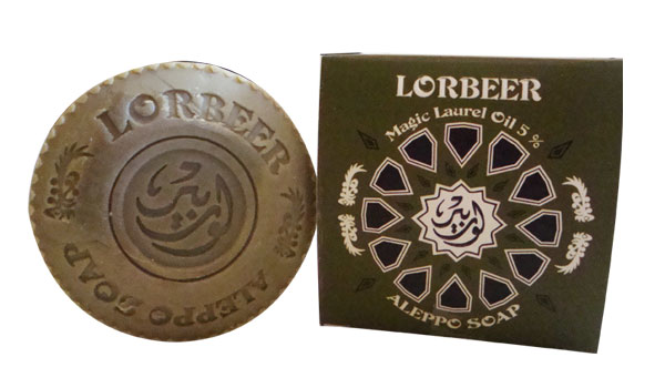 1- Traditional Aleppo Laurel Soap: Lorbeer Aleppo Soap 5 percent laurel (115)