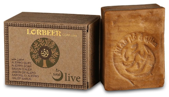 1- Traditional Aleppo Laurel Soap: Traditional LORBEER Aleppo soap (102) B