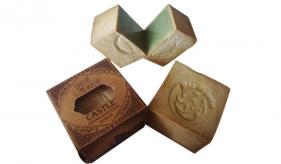 1- Traditional Aleppo Laurel Soap: Traditional Curve Castle (132)